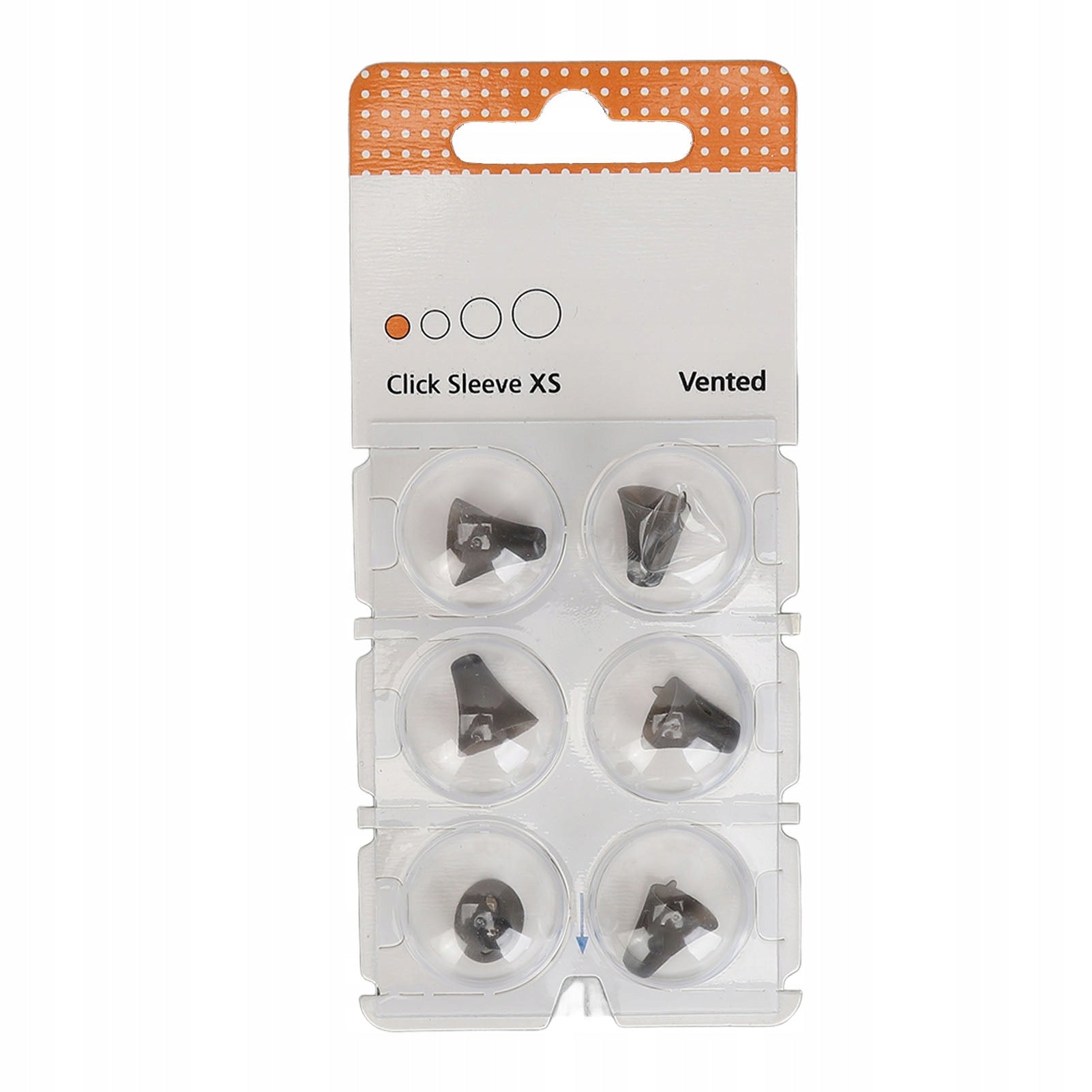 HEARING AID SILICONE EARBUDS SOUND AMPLIFIER 6PCS XS Packaging status original