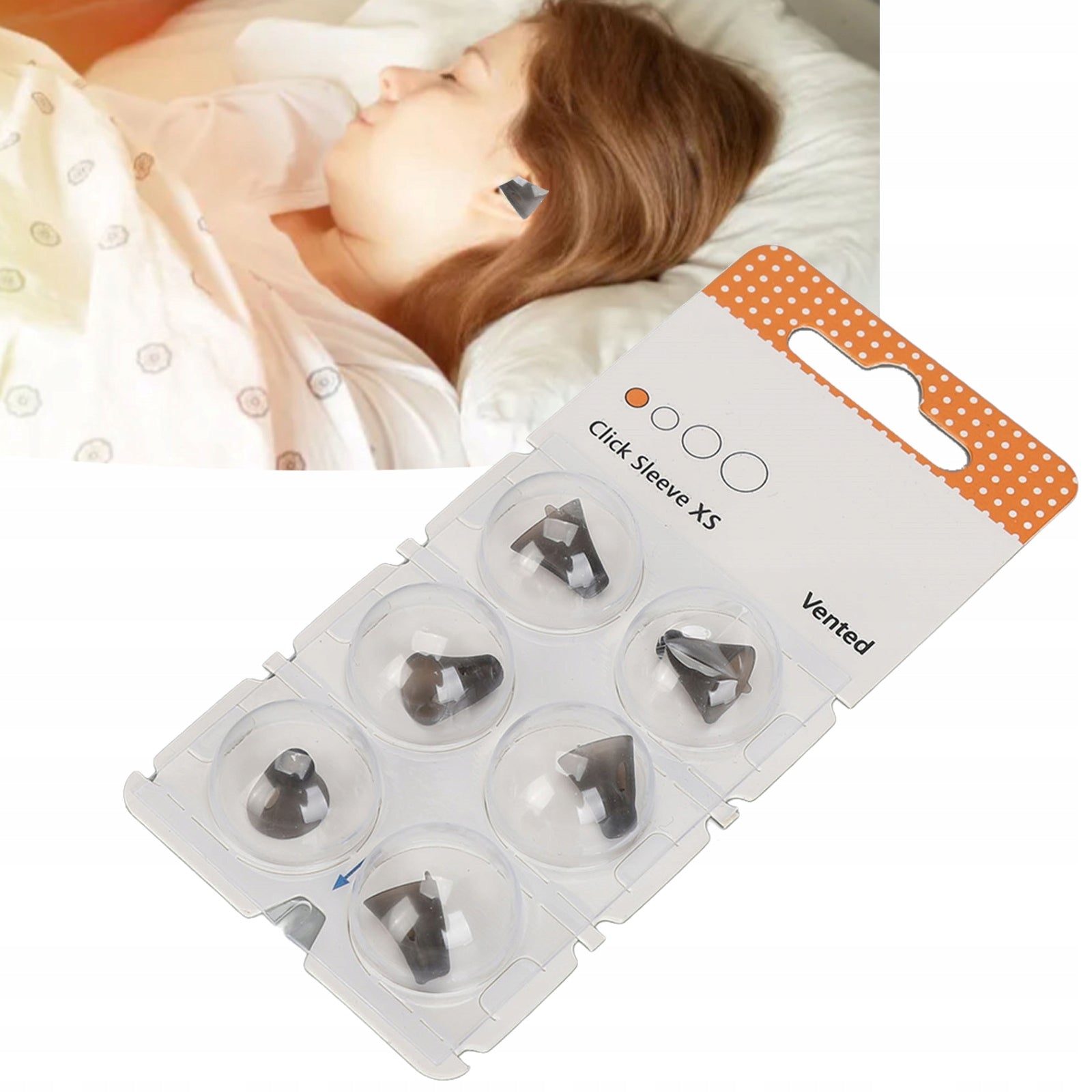 HEARING AID SILICONE EARBUDS SOUND AMPLIFIER 6PCS XS