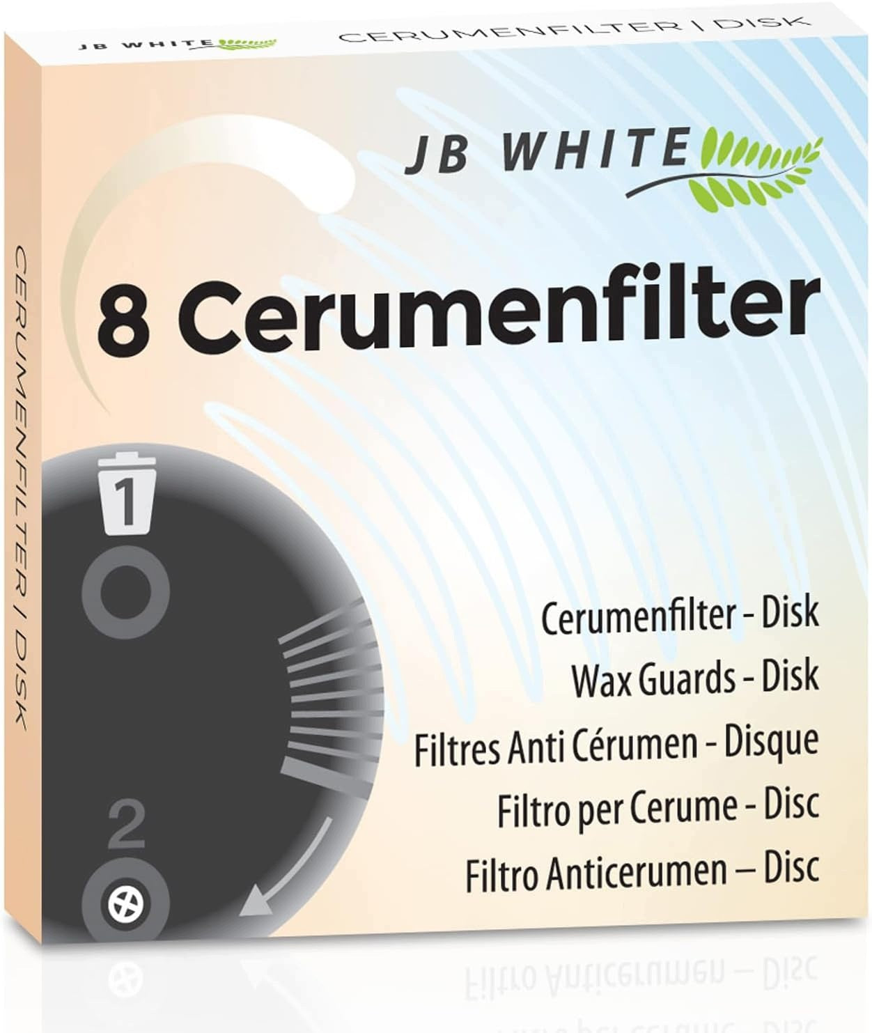HEARING AID WAX FILTERS 64 PCS CERUSHIELD DISK V2.0 Medical device no