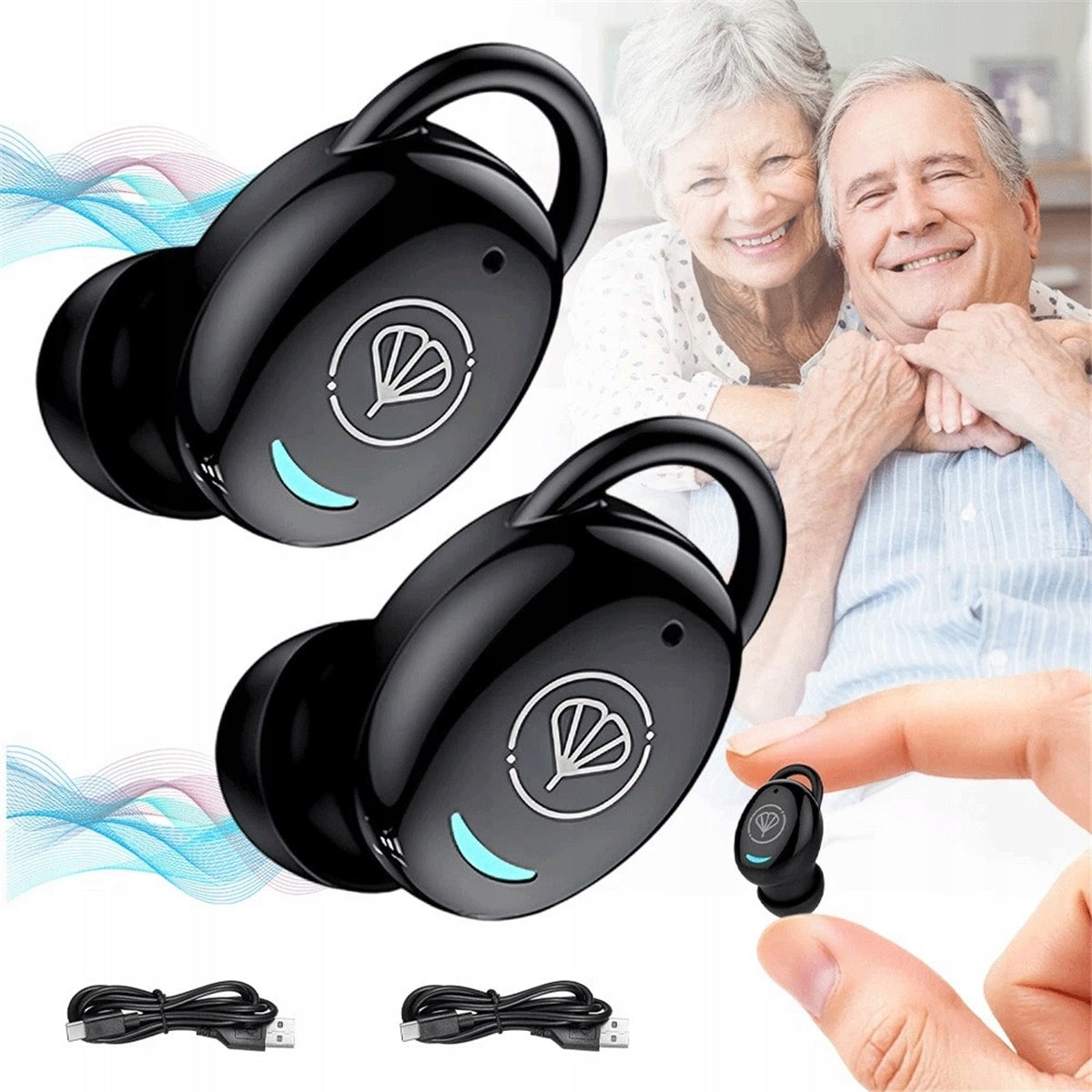 HEARING AIDS INVISIBLE WITH THE LATEST CHIP FOR SENIORS Medical device no