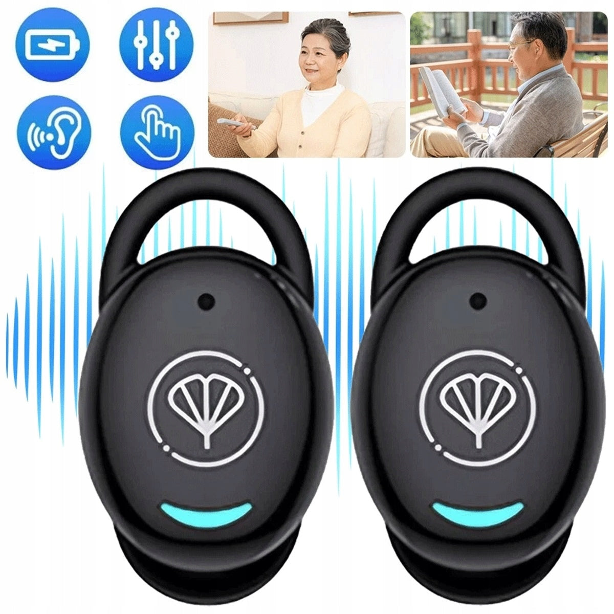 HEARING AIDS INVISIBLE WITH THE LATEST CHIP FOR SENIORS