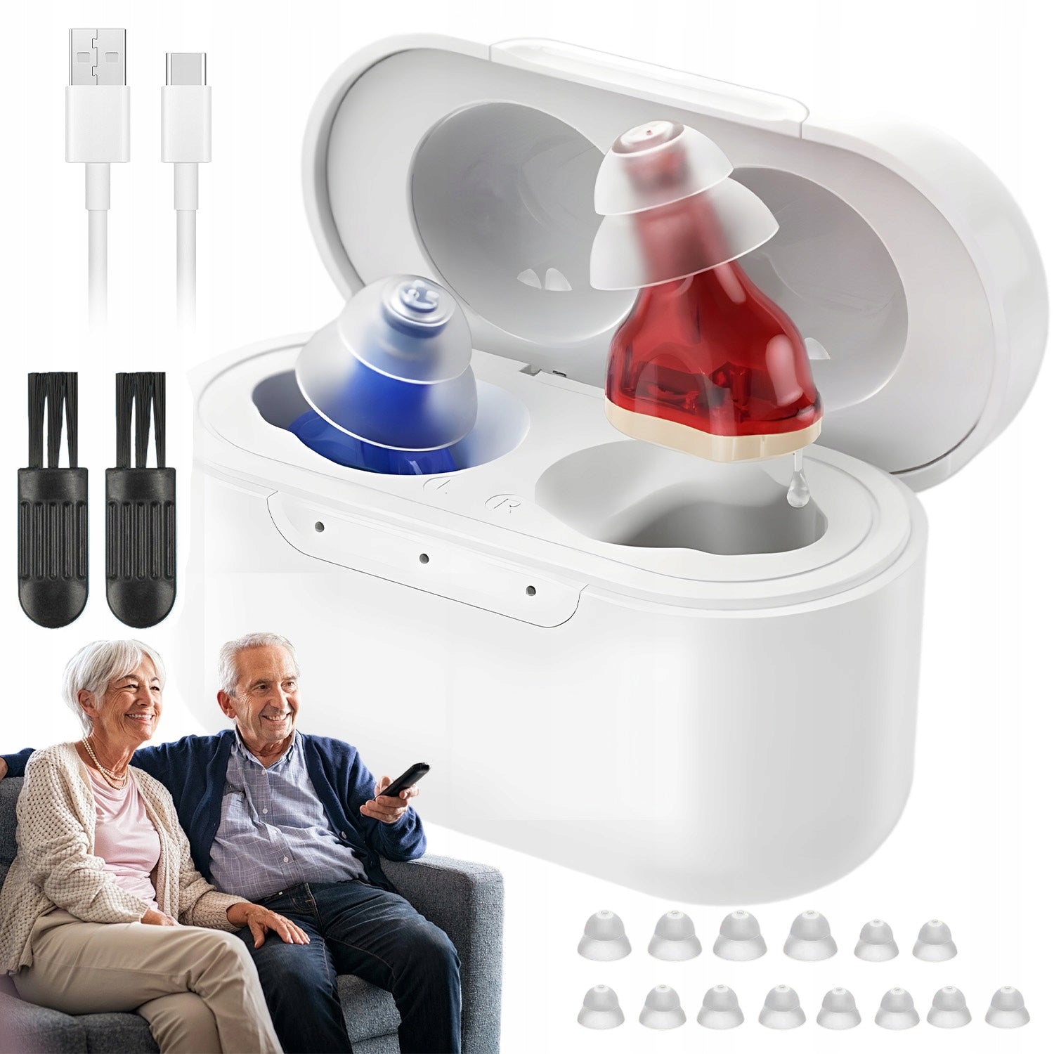 HEARING AIDS SMART NOISE CANCELLATION WIDE HIGH QUALITY