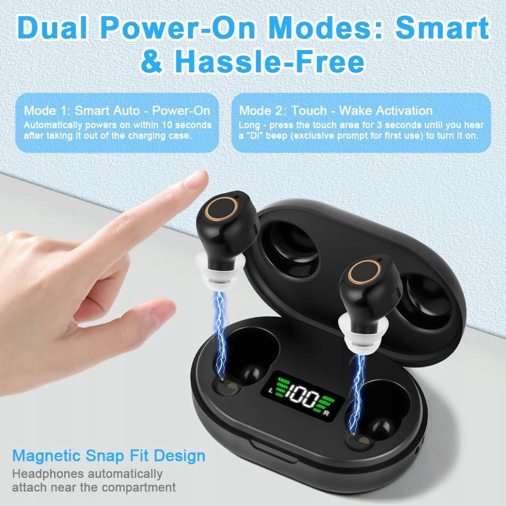 HEARING AMPLIFIER WIRELESS MAGNETIC CHARGING 24H FOR SENIOR Manufacturer code 4059227754117