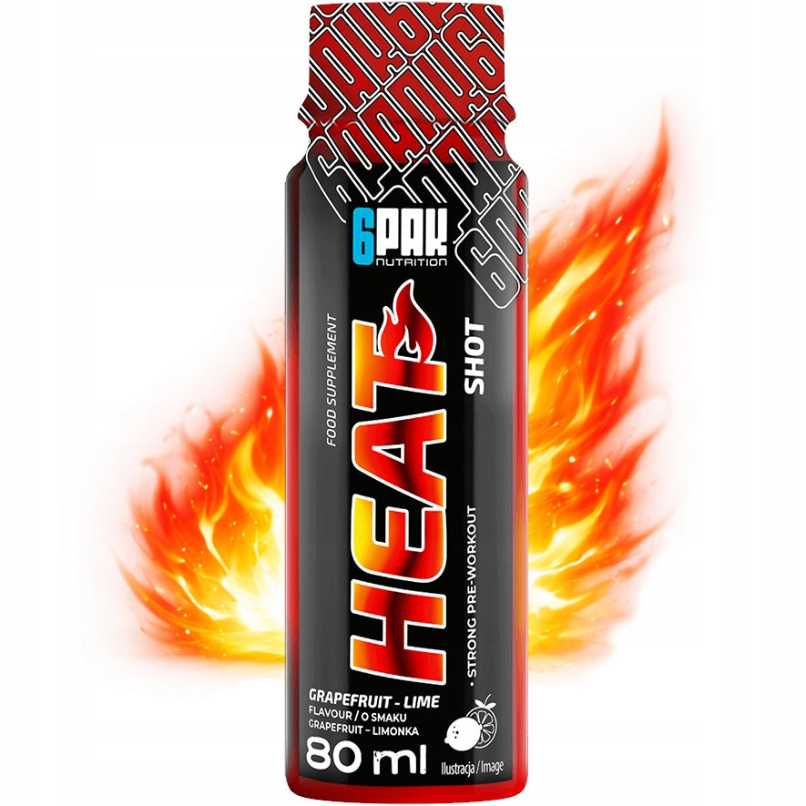 HEAT SHOT 80 ml Strong Pre-Workout Weight Loss Fat Burner