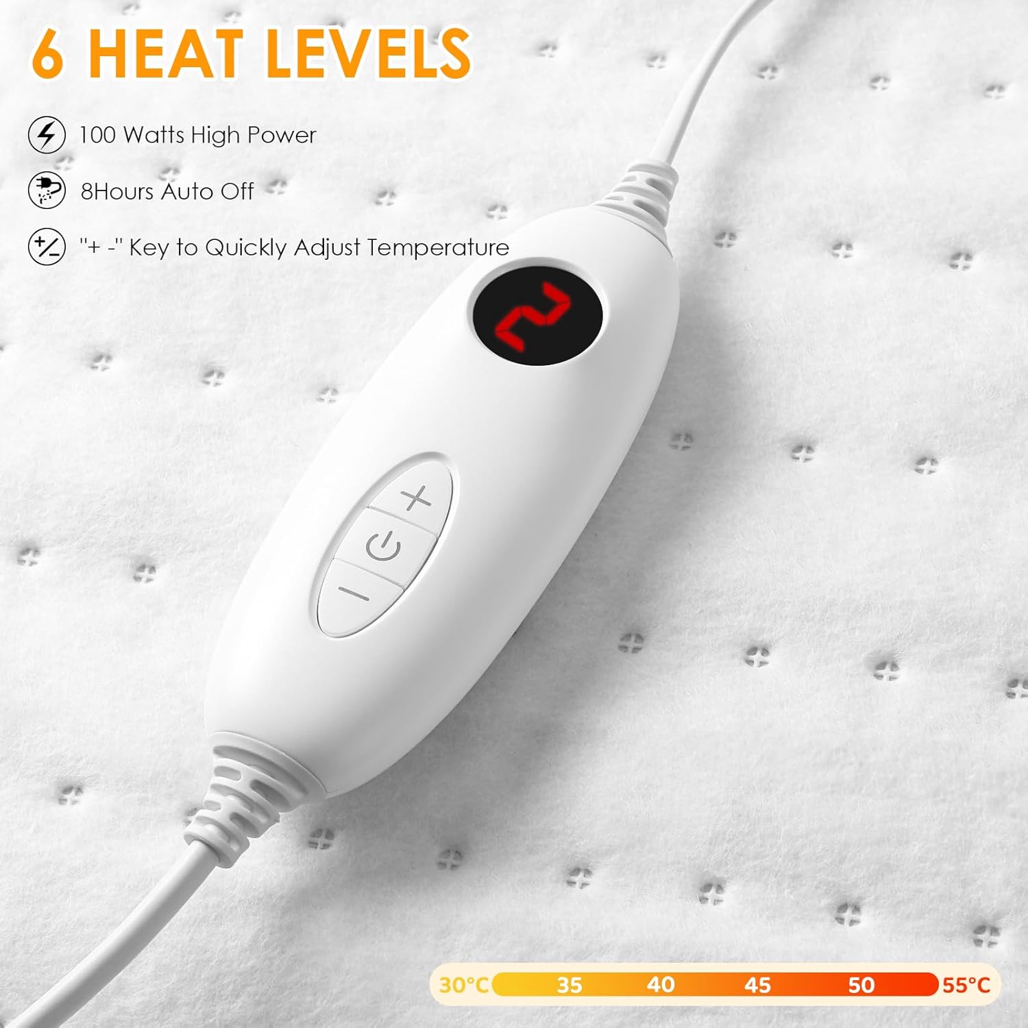 HEATED BED MAT 150x80 cm TEMPERATURE CONTROL TIMER EAN (GTIN) 682470726538
