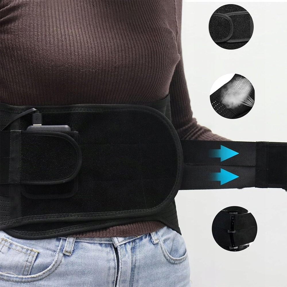 HEATED BELT FOR LUMBAR SECTION 3 TEMP CHARGER 5000MAH :12 Manufacturer code Grzejący Pas Podtrzymujący Talię