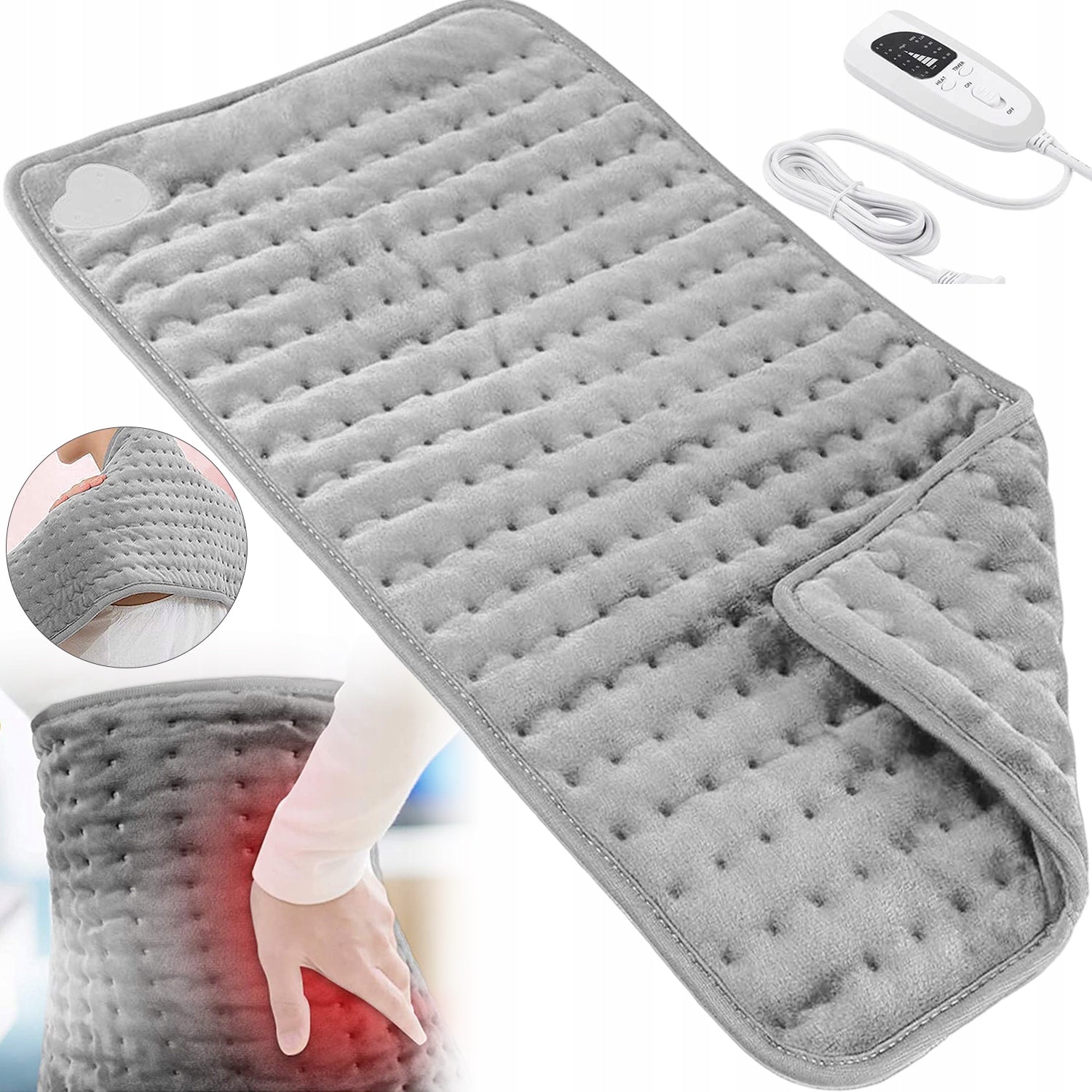 HEATED HEATING MAT FLANNEL THERMAL BLANKET LAUNDRY ELECTRIC BLANKETS
