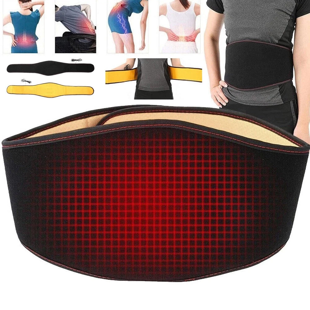 HEATED HIP BELT FOR BACK HEATING, ABDOMINAL TENSION OF PAIN