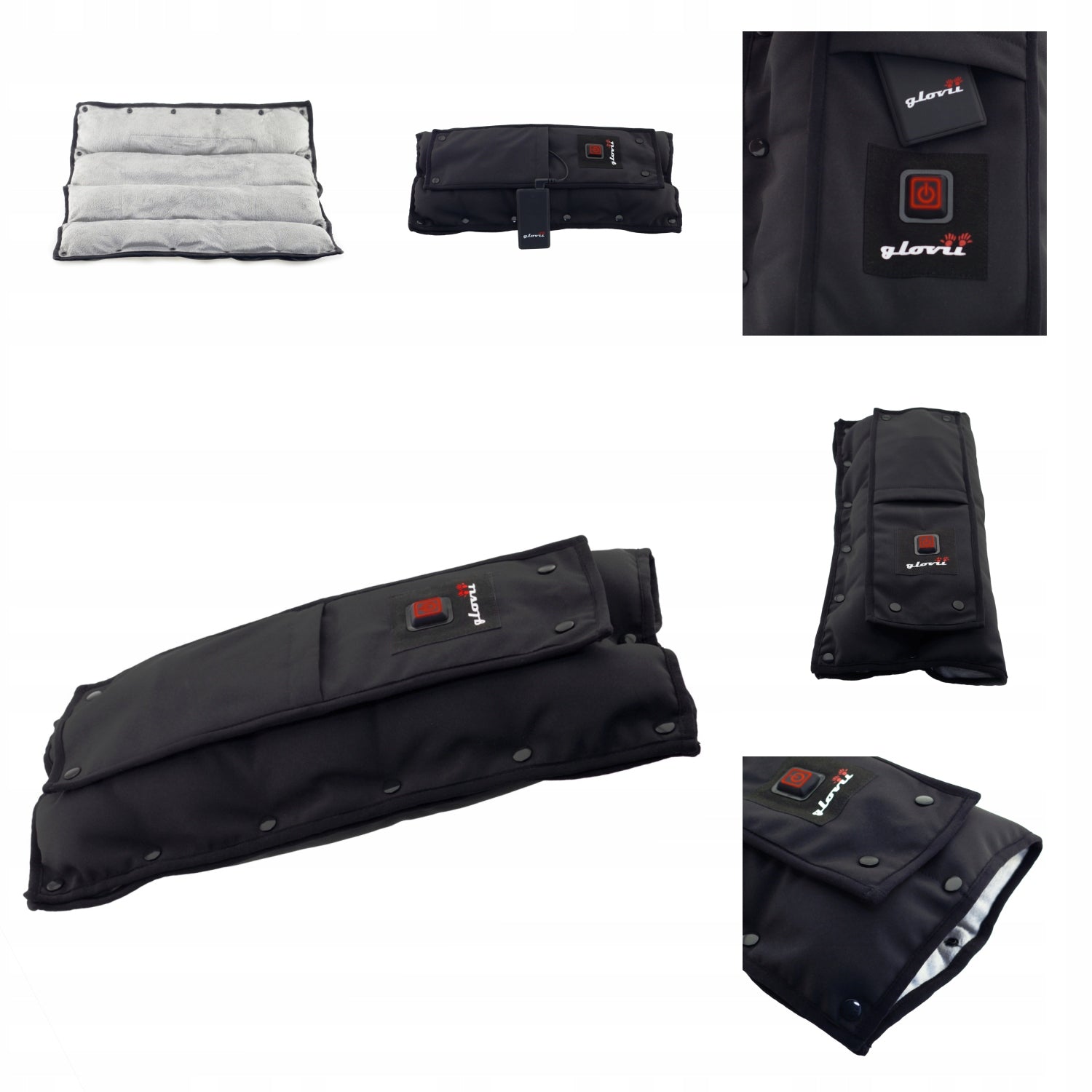 HEATED MUFF -4IN1-FOR HANDS / STROLLER /BACK / PILLOW -OUTLET COLLECTION 2025