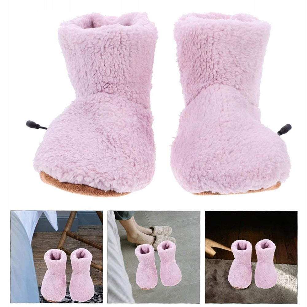 HEATED SLIPPERS ELECTRIC SLIPPERS FOR WINTER WARM HEATED