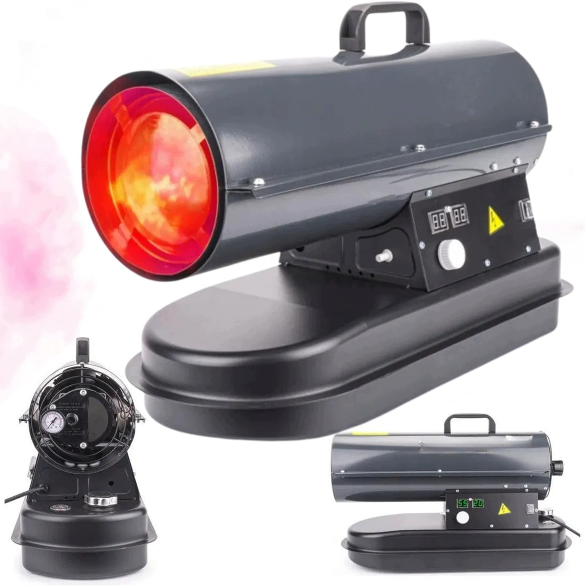 HEATER APRON DIESEL OIL BLOWER 20KW THERMOSTAT LCD