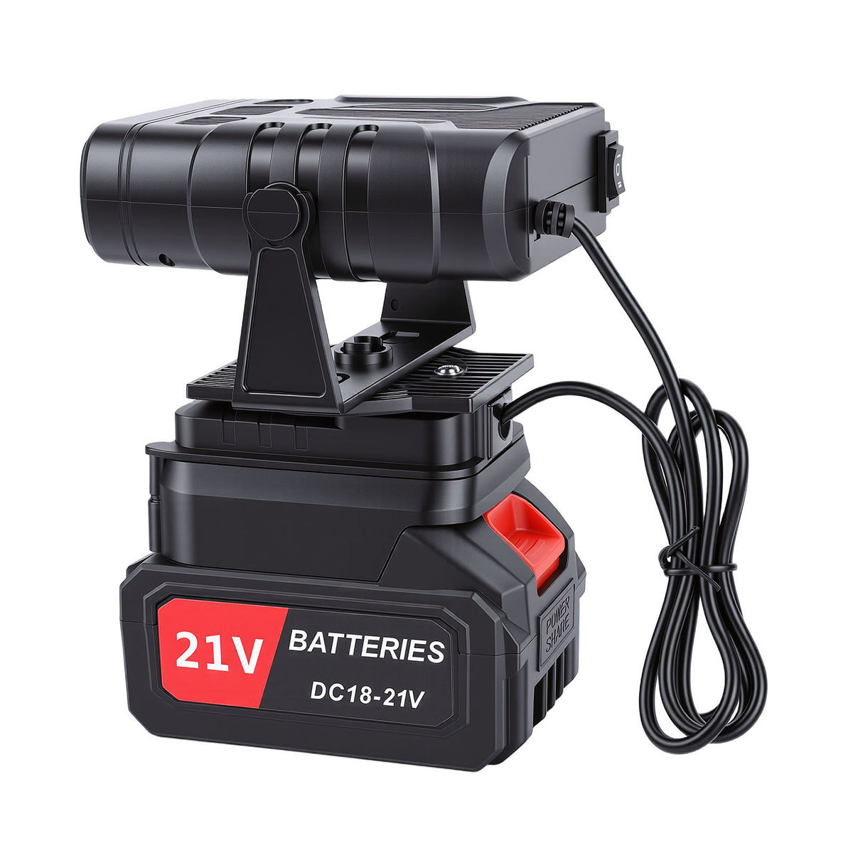 HEATER BATTERY POWERED 2 TEMPERATURES 2XUSB PORTABLE 3.9AH BATTERY Heating power 1 W
