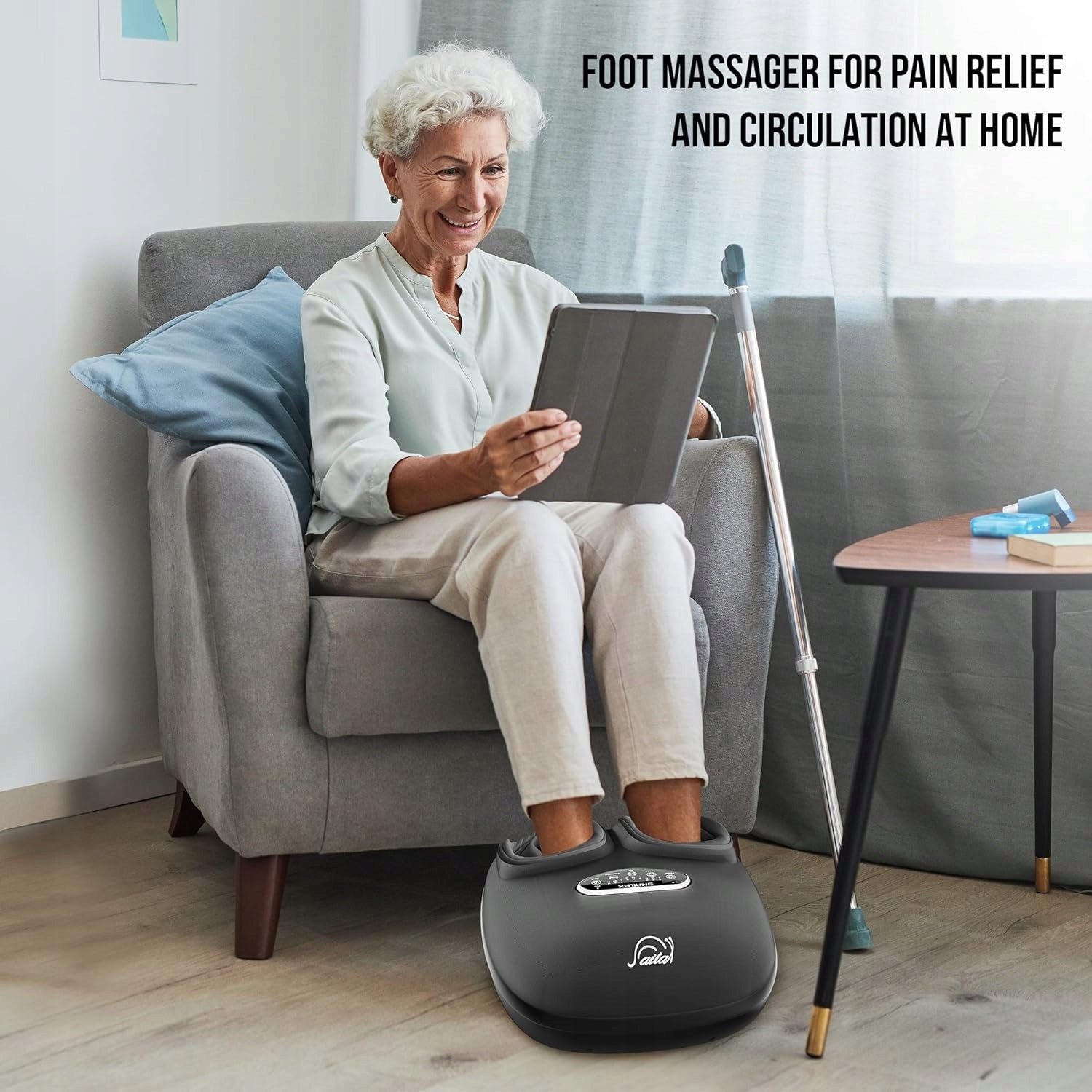 HEATER FOOT MASSAGER DEEP KNEADING RELAXATION AT HOME EAN (GTIN) 5023861003107