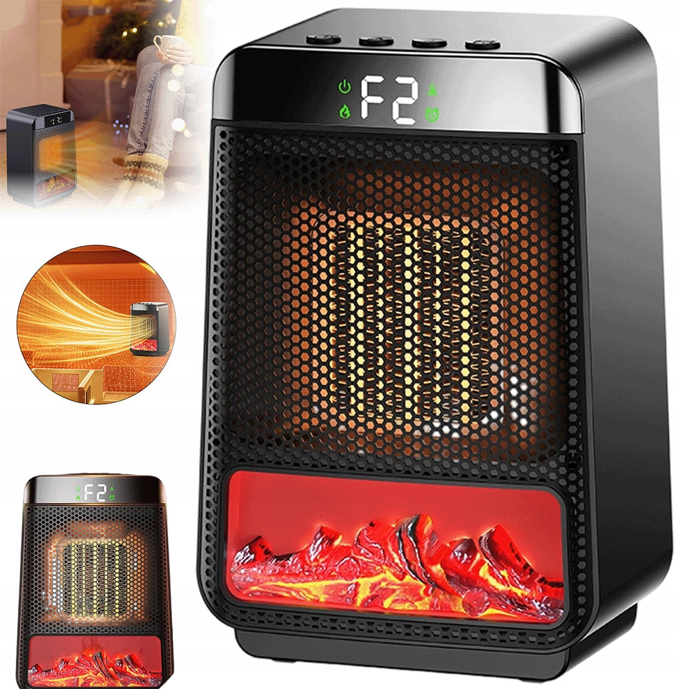 HEATER WITH FAN AND 3D FLAME FOR DIFFERENT ROOMS Packaging status original