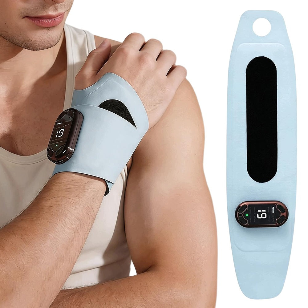 HEATING AND MASSAGING BAND FOR WRIST BEDEE MASSAGE EMS 19 LEVELS USB