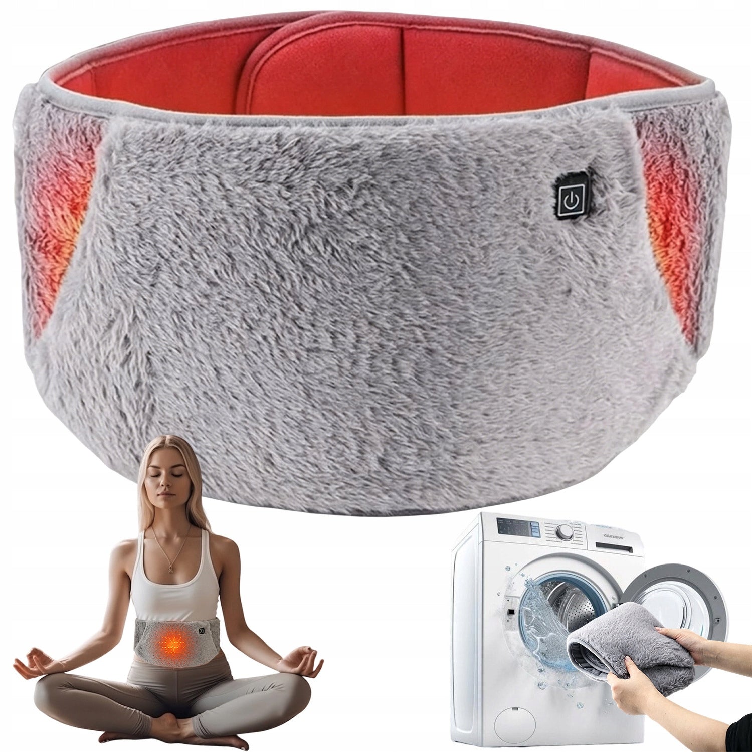 HEATING BELT FOR ABDOMINAL HEATING TEMPERATURE CONTROL CABLE 1,5M