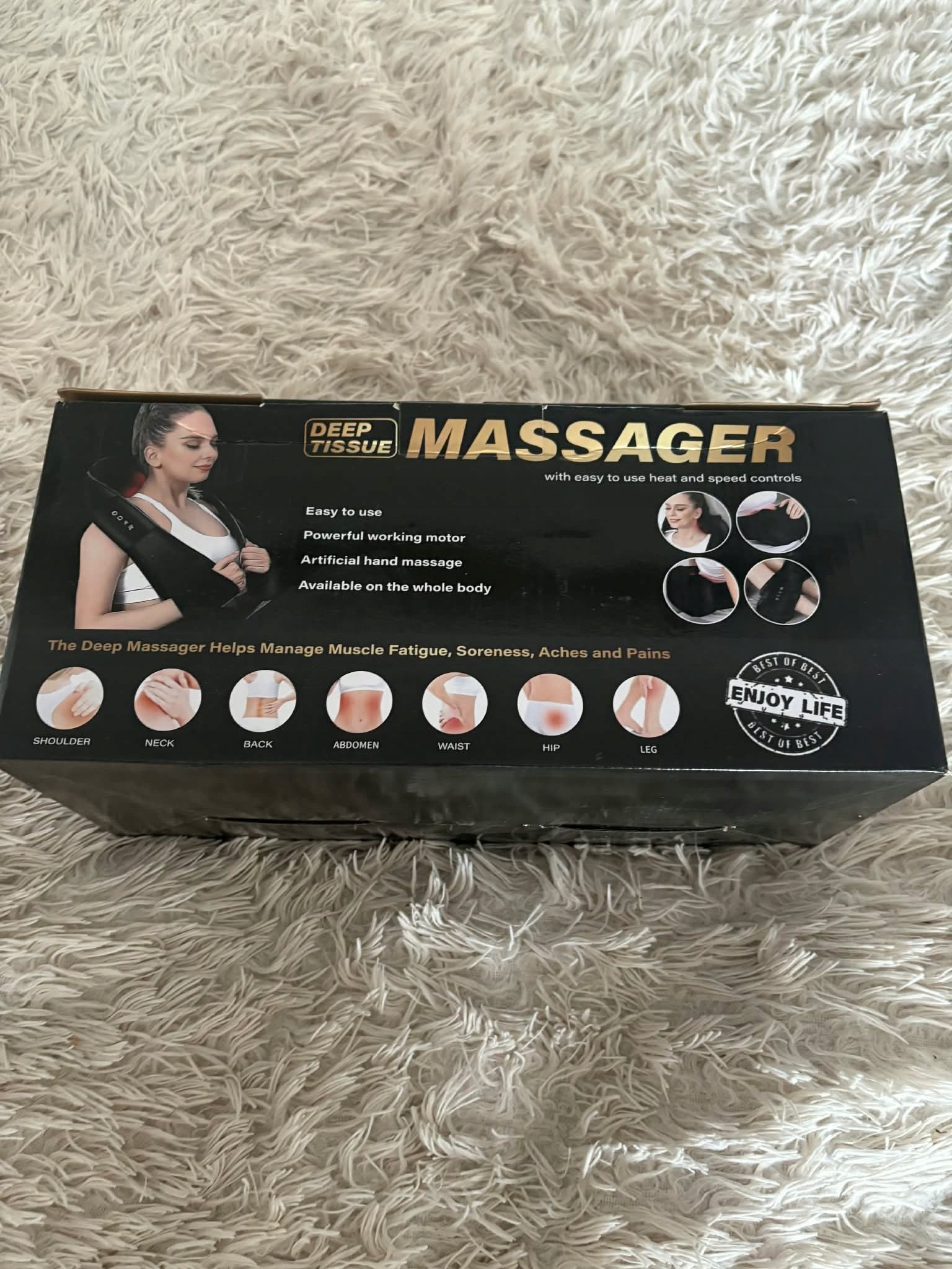 HEATING MASSAGER BACK NECK WHOLE BODY DIFFERENT MODES Brand no brand