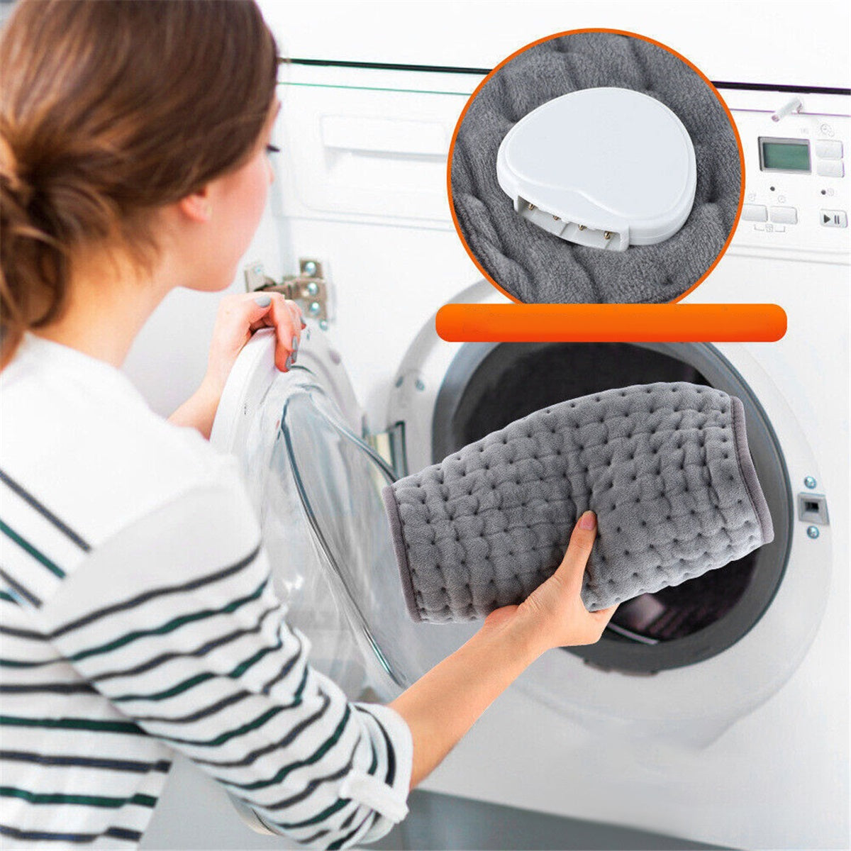 HEATING MAT 3 TIME MODES ANALGESIC FOR MUSCLES GREY 100x50 cm Manufacturer code Poduszka grzewcza