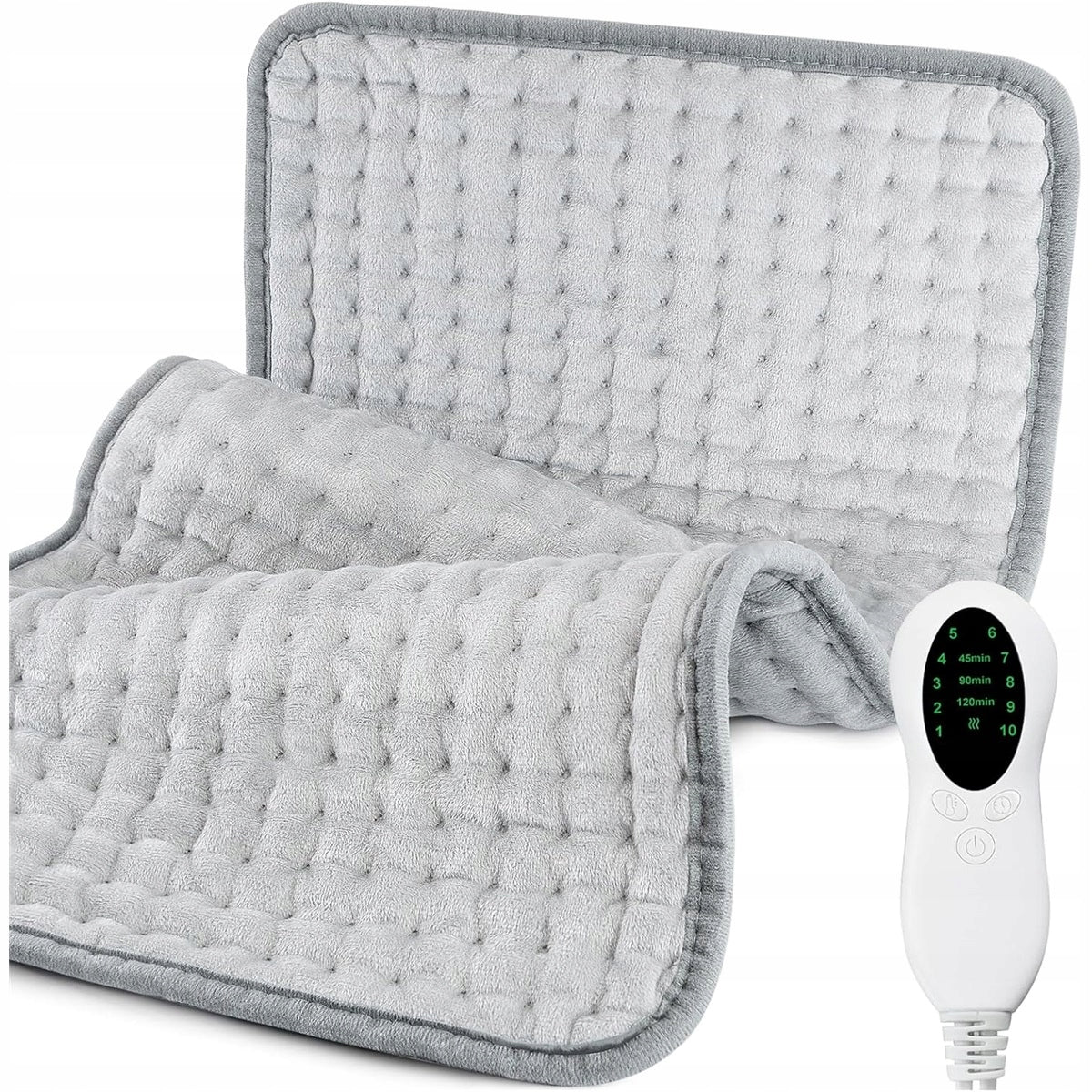 HEATING MAT 3 TIME MODES ANALGESIC FOR MUSCLES GREY 100x50 cm