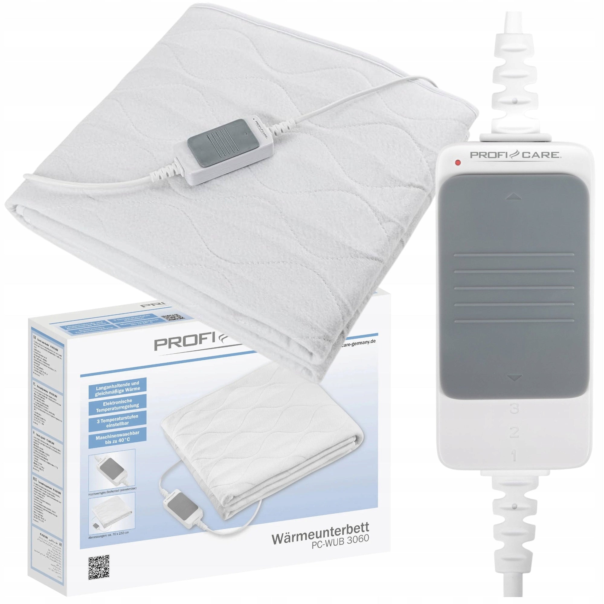 HEATING MAT Blanket Electric 70x150 Soft POLAR PILOT Timer 1 Person Packaging status original