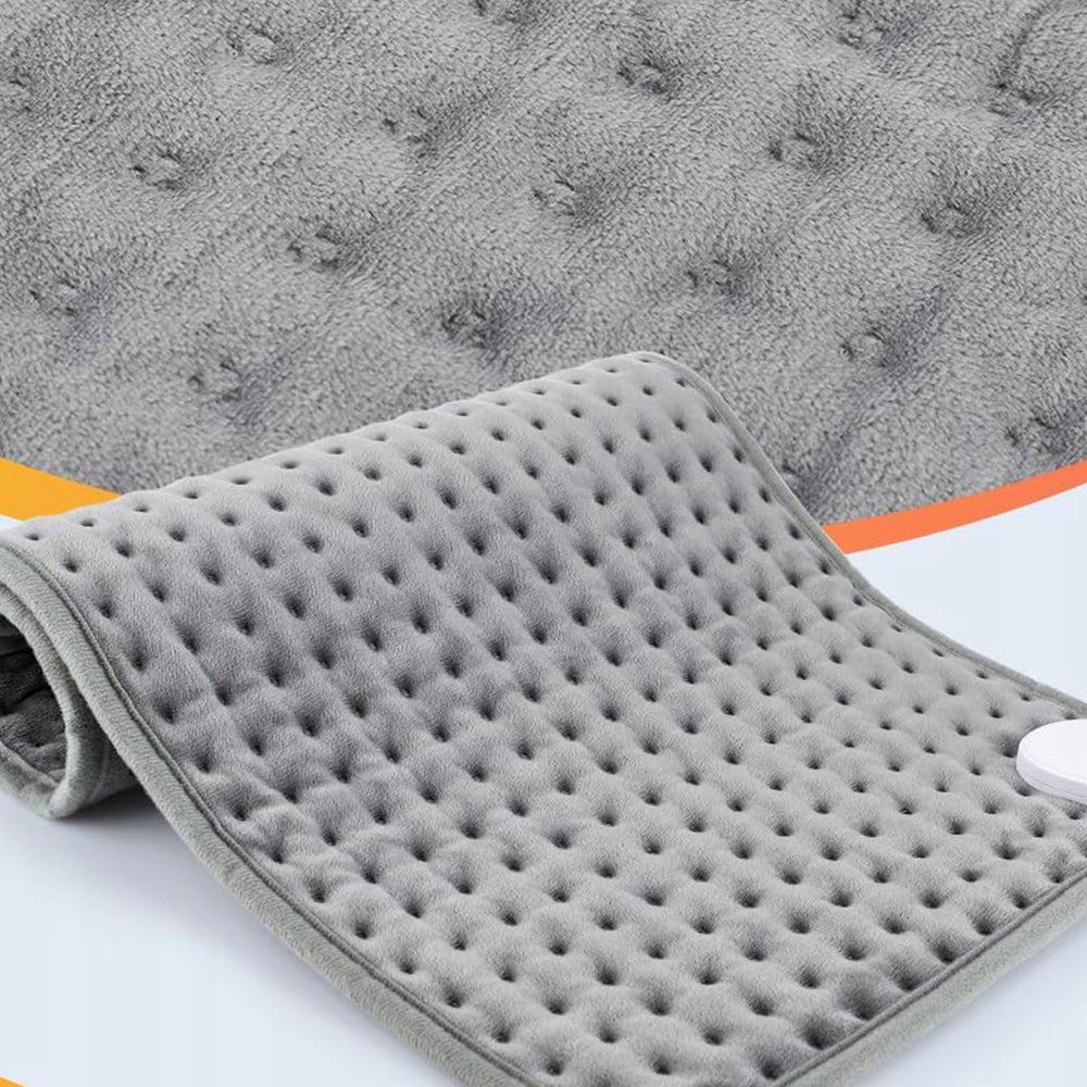HEATING MAT WITH TIMER 60X30CM MICRO-PLUSH FOR BACK AND NECK Brand Bedee