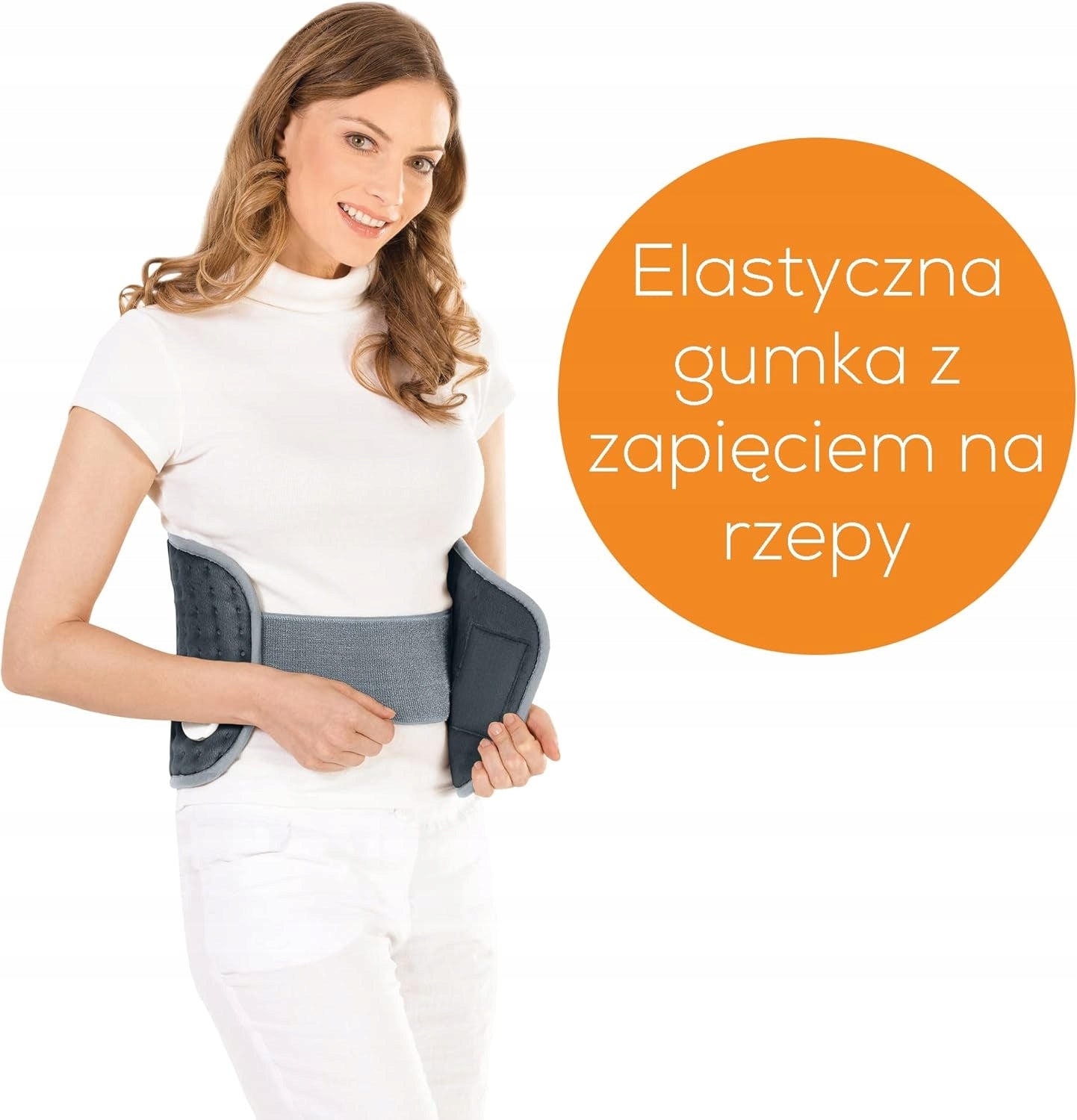 HEATING PAD FOR ABDOMEN AND BACK WITH VELCRO AUTOMATIC SHUTDOWN Manufacturer code 3350033907867
