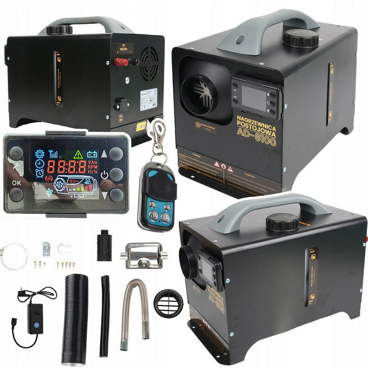 HEATING WEBASTO REAL 8KW 230V 12V HEATER ON PARKING POLISH Packaging status original
