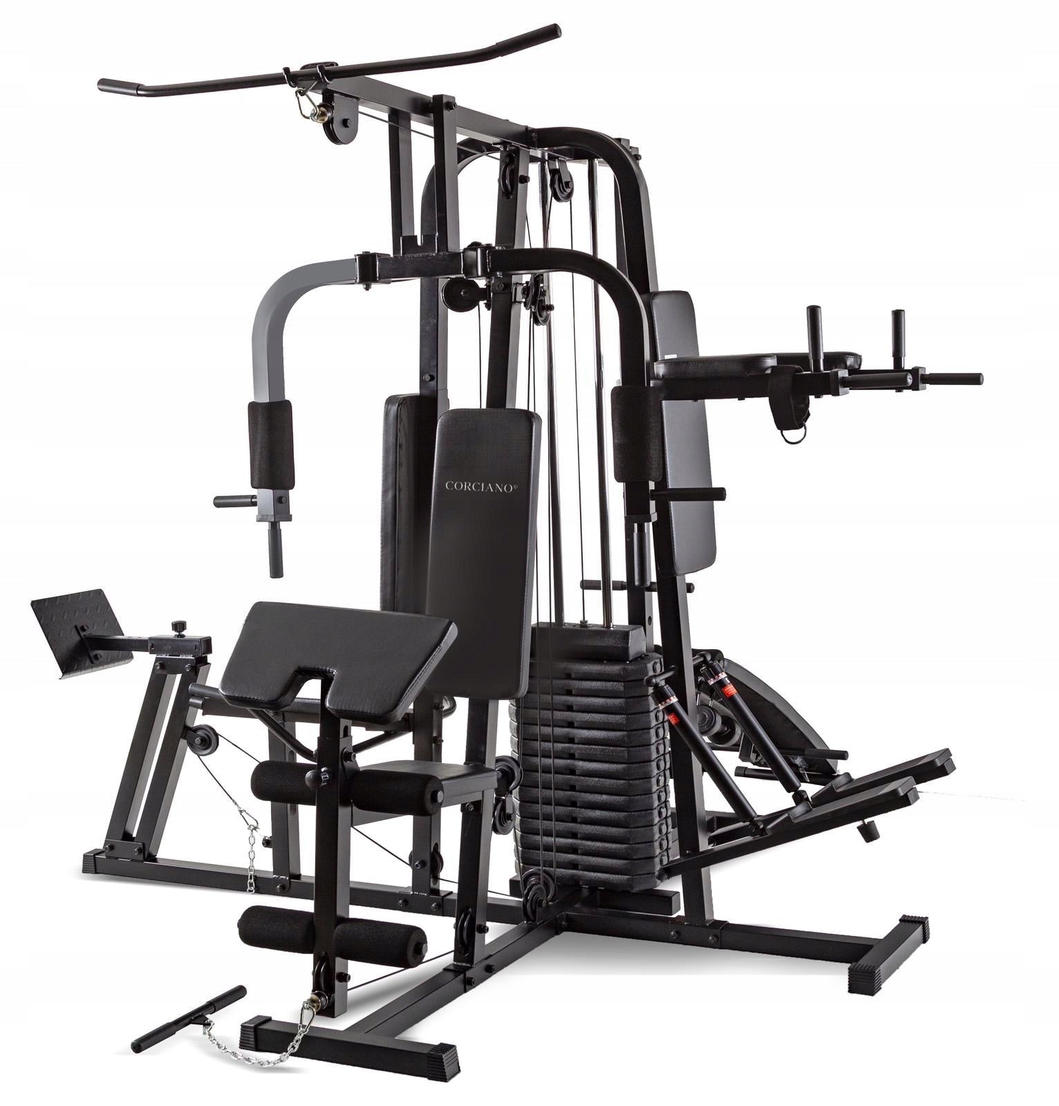 HEAVY-DUTY HOME GYM WEIGHT MACHINE 100KG - CORCIANO PRIME 5-STATION