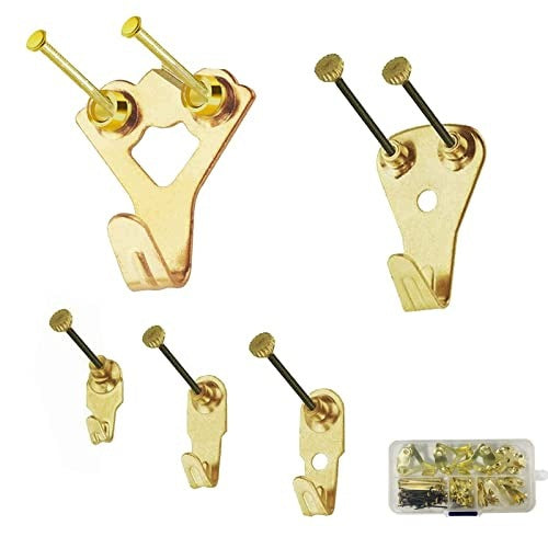 HEAVY DUTY PICTURE HOOKS METAL SET OF 25 STEEL PARTS Brand no brand