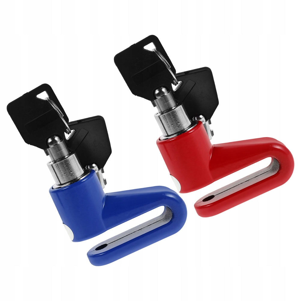 HEAVY DUTY PLASTIC DISC BRAKE LOCK FOR MOTORCYCLES AND MOUNTAIN BIKES