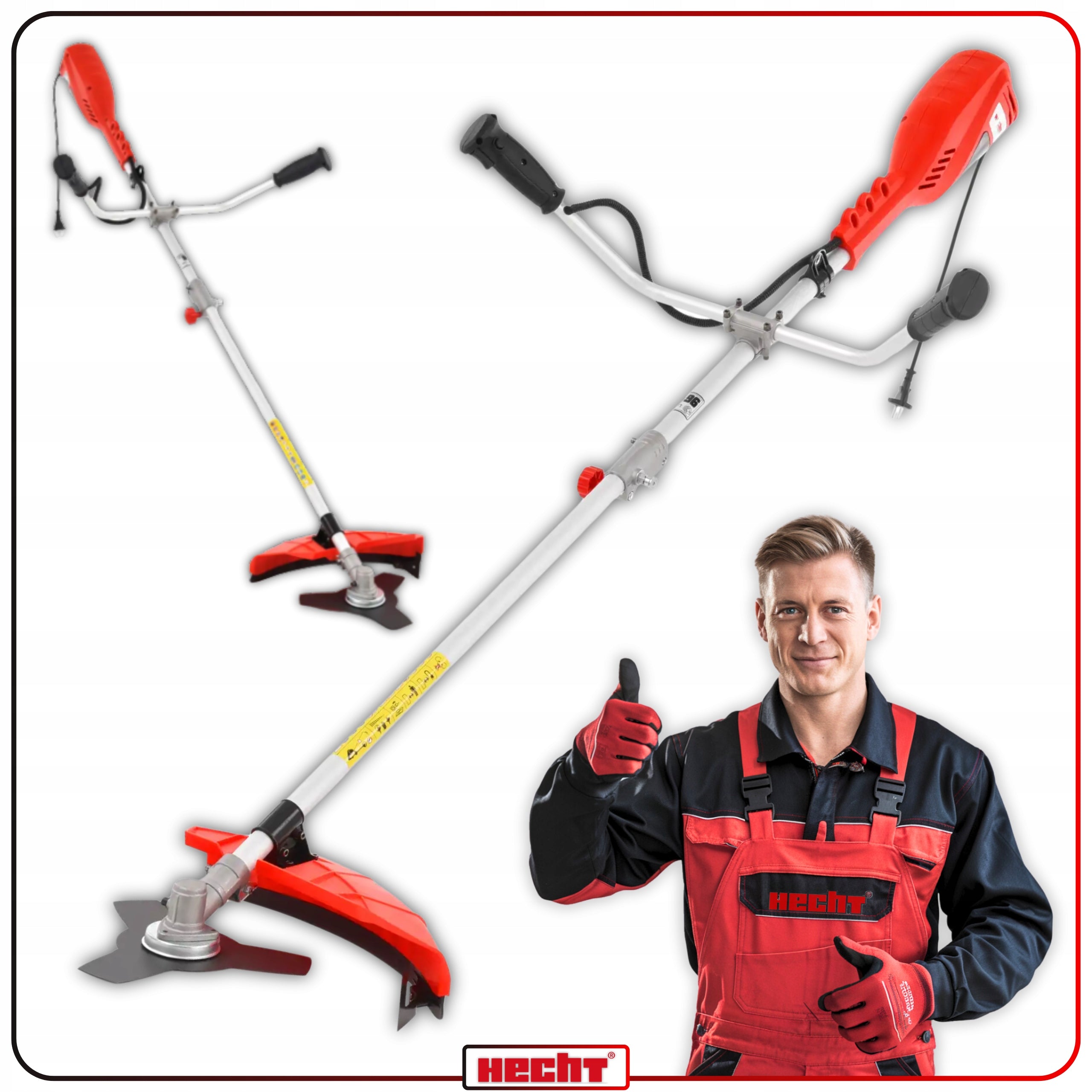 HECHT 1442/1445 1400 ELECTRIC BRUSH CUTTER IN LOW WEIGHT SPLIT SHAFT Manufacturer code HECHT1445