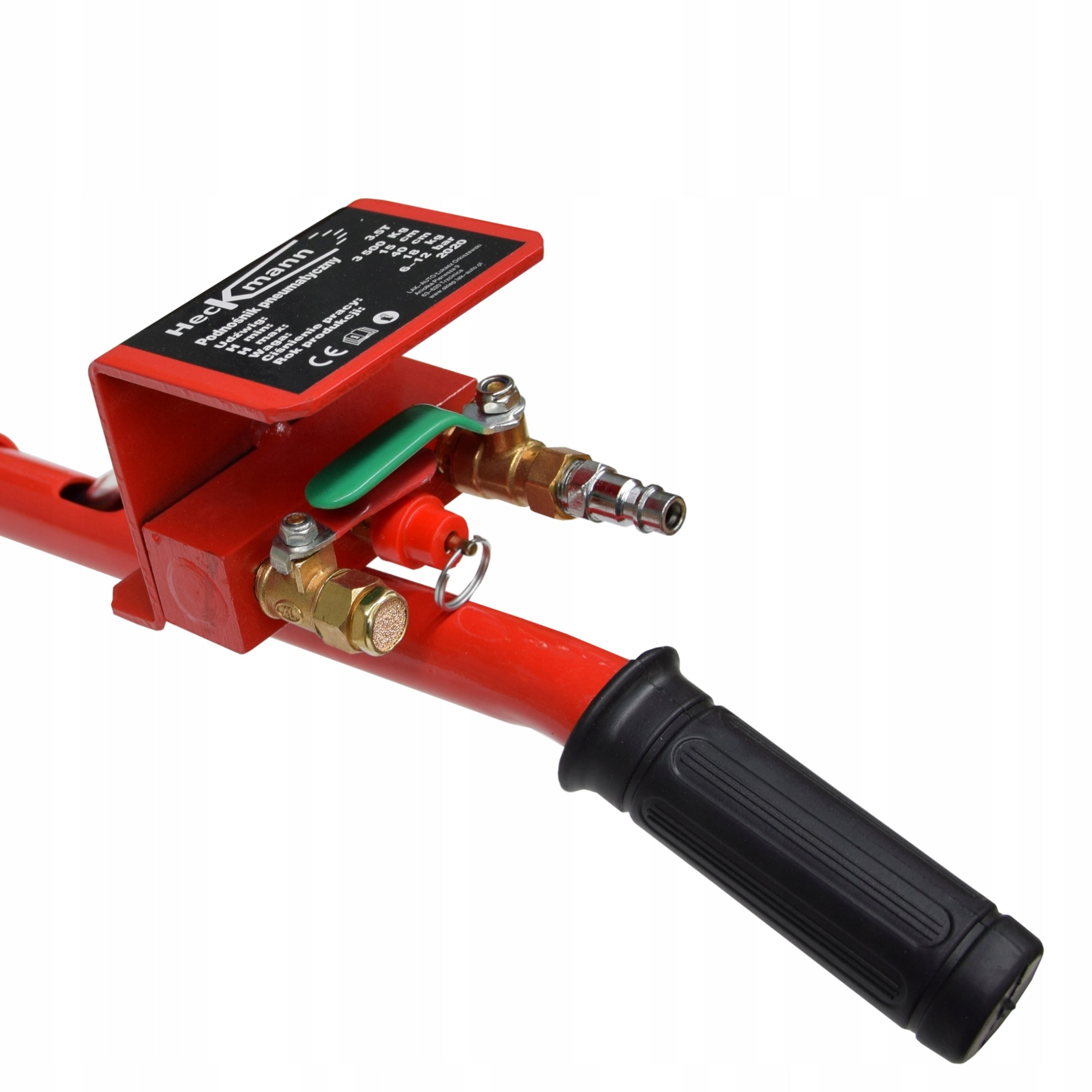 HECKMANN PNEUMATIC LIFT 15-40cm SNOWMAN 3.5T + RUBBER FROG 3500kg Lifting capacity 3500 kg