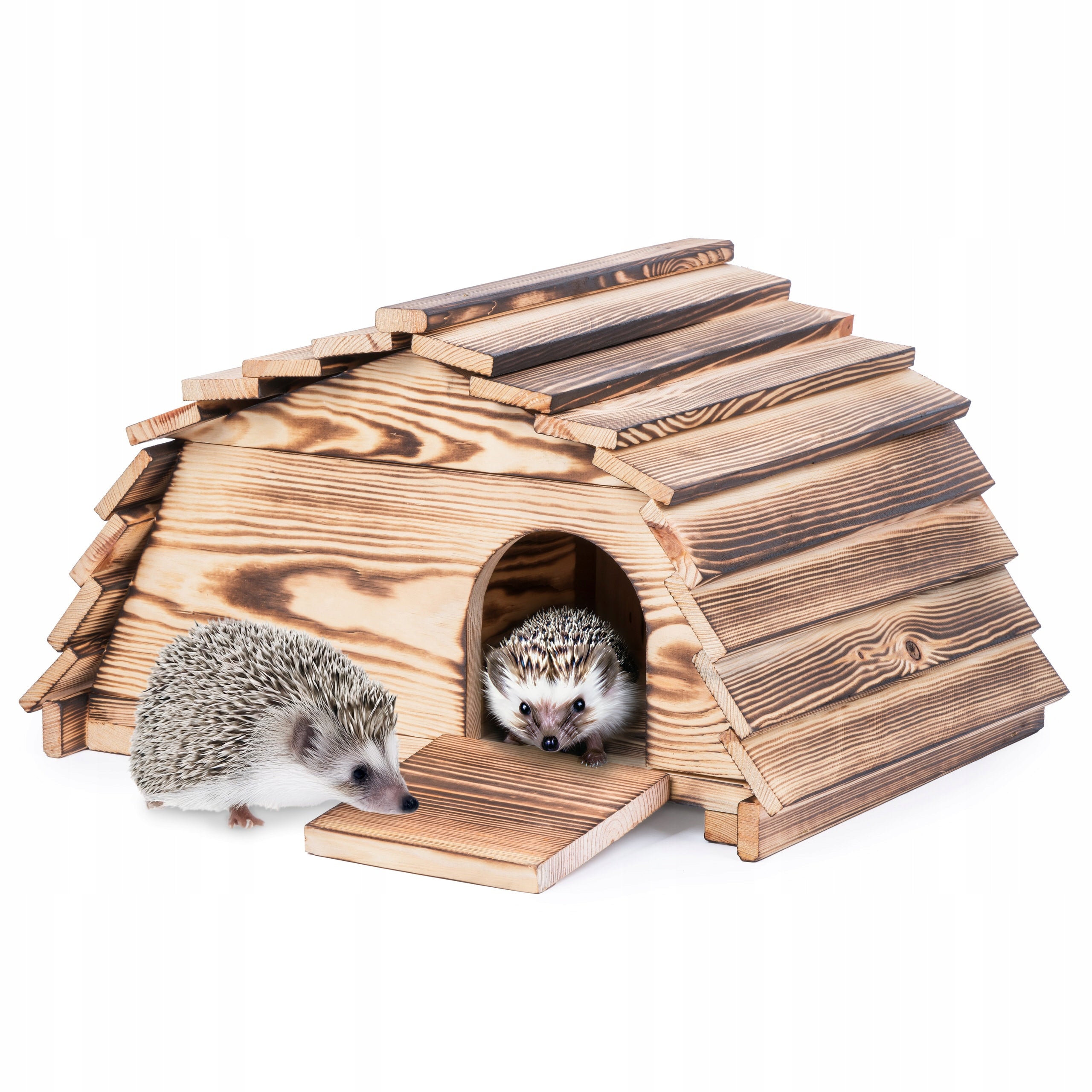HEDGEHOG Cottage Wooden House Booth Shelter Bed Tanning 45 x 33 x 26 cm