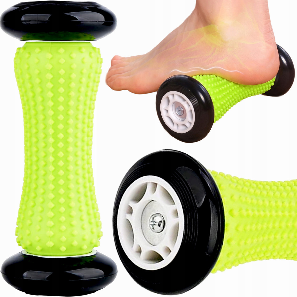 HEEL SPUR ROLLER RELIEF FOR FEET AND HANDS CALF ARMS ROLLER MASSAGER Packaging status original