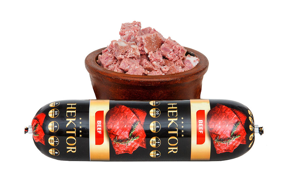 HEKOTR PREMIUM WET DOG FOOD BEEF FLAVORED BAR 900G EAN (GTIN) 5905669901642