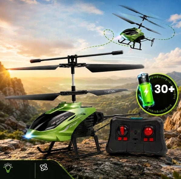HELICOPTER FOR RADIO REMOTE CONTROLLED FLYING WITH LIGHT USB CHARGING Kind flying