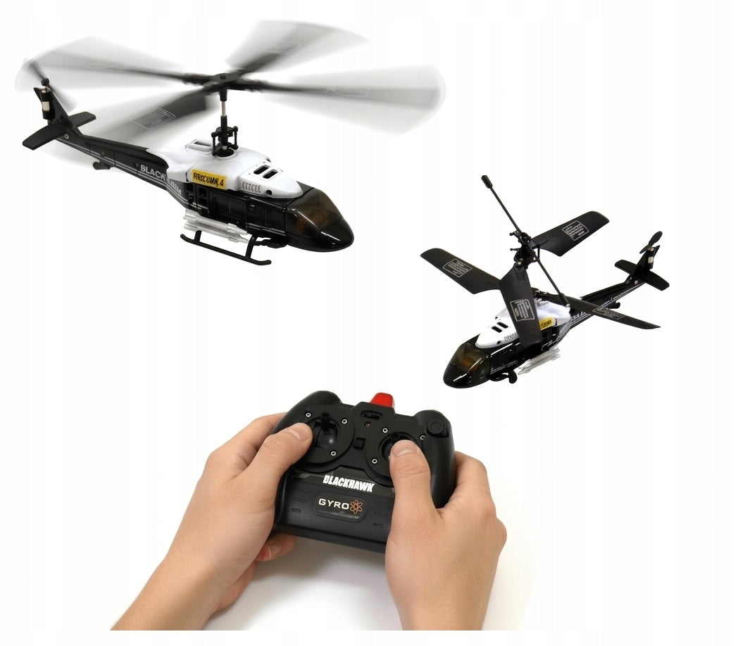 HELICOPTER RC REMOTE CONTROLLED STABLE GYROSCOPE BLACKHAWK INFRARED USB