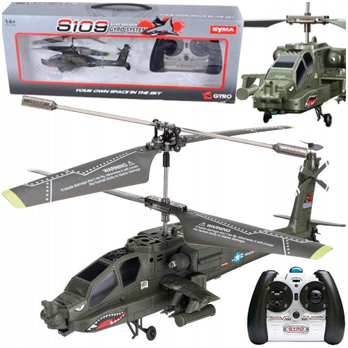 HELICOPTER S109G SYMA RC GREEN 14875 *3403*