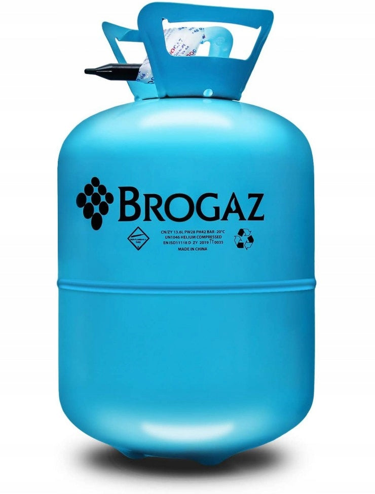 HELIUM BALLOON BOTTLE HELIUM FOR BIRTHDAY UP TO 30 BALLOONS HELIUM BALLOONS Cylinder capacity 0.19 m3