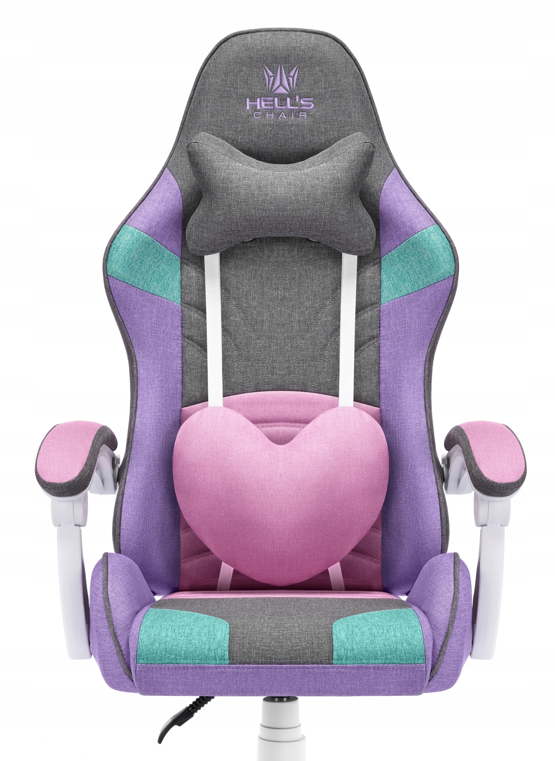 HELL'S CHAIR Rainbow Grey Colorful Fabric