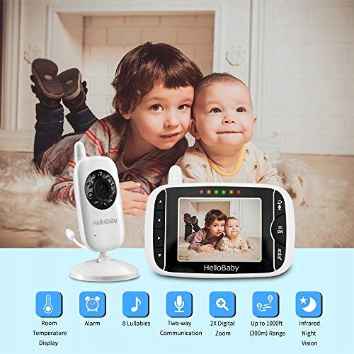HELLOBABY Electronic Nanny LCD Camera 32" with Night Vision Brand Hello Baby