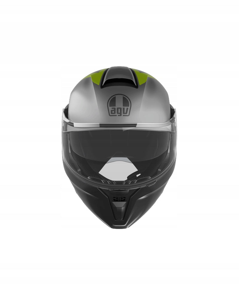 HELMET AGV STREETMODULAR RESIA MATT GREY/BLACK/YEL FLUO S Manufacturer's catalog number 18296001/007/S