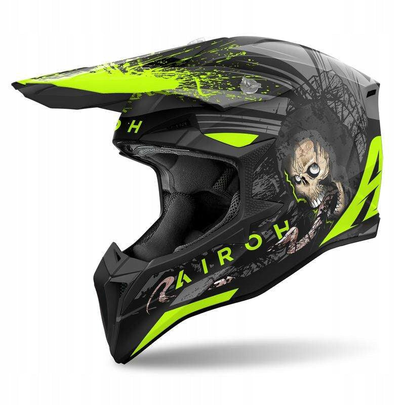 HELMET AIROH WRAAAP DARKNESS MATT L
