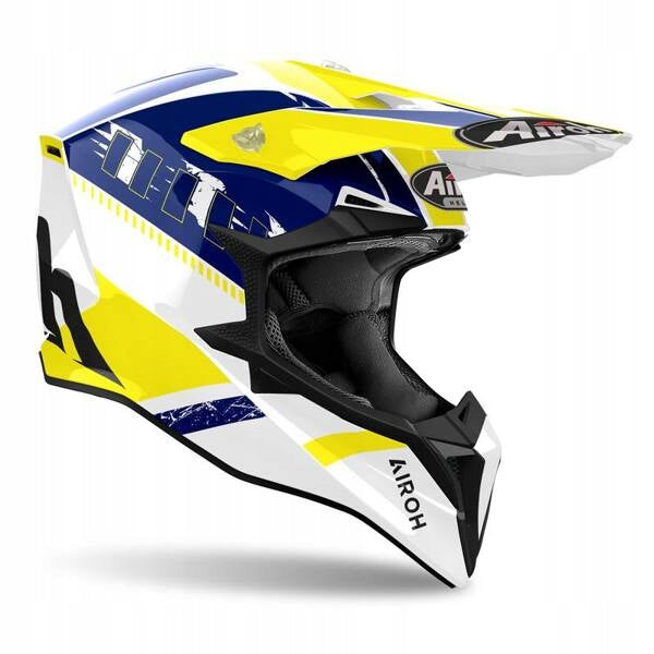 HELMET AIROH WRAAAP FEEL YELLOW/BLUE GLOSS M Manufacturer's catalog number WRA_F18_M
