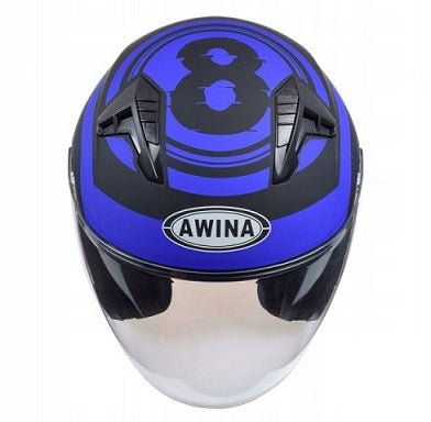 HELMET AWINA JK528 OPEN BLUE MAT BLENDA S Manufacturer Awina