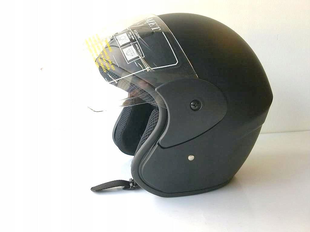 HELMET AWINA OPEN BLACK GLOSS SIZE M 57-58 CM