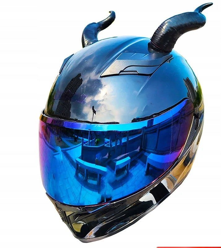 HELMET CORNERS ORNAMENT DEVIL LARGE WITH SUCTION CUP + TAPE GLUE