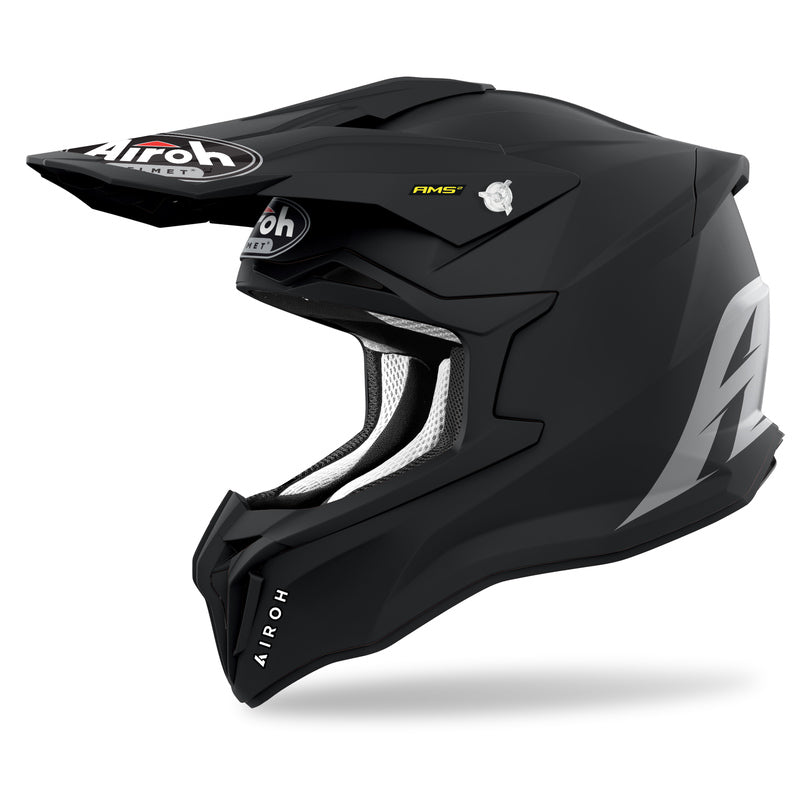 HELMET CROSS ENDURO AIROH STRYCKER COLOR BLACK MATT BLACK MAT Size S