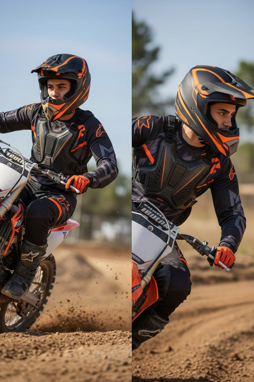 HELMET CROSS ENDURO BLACK ORANGE MAT OFF ROAD QUAD SCOOTER S 55-56cm Manufacturer's catalog number MCGKA90582