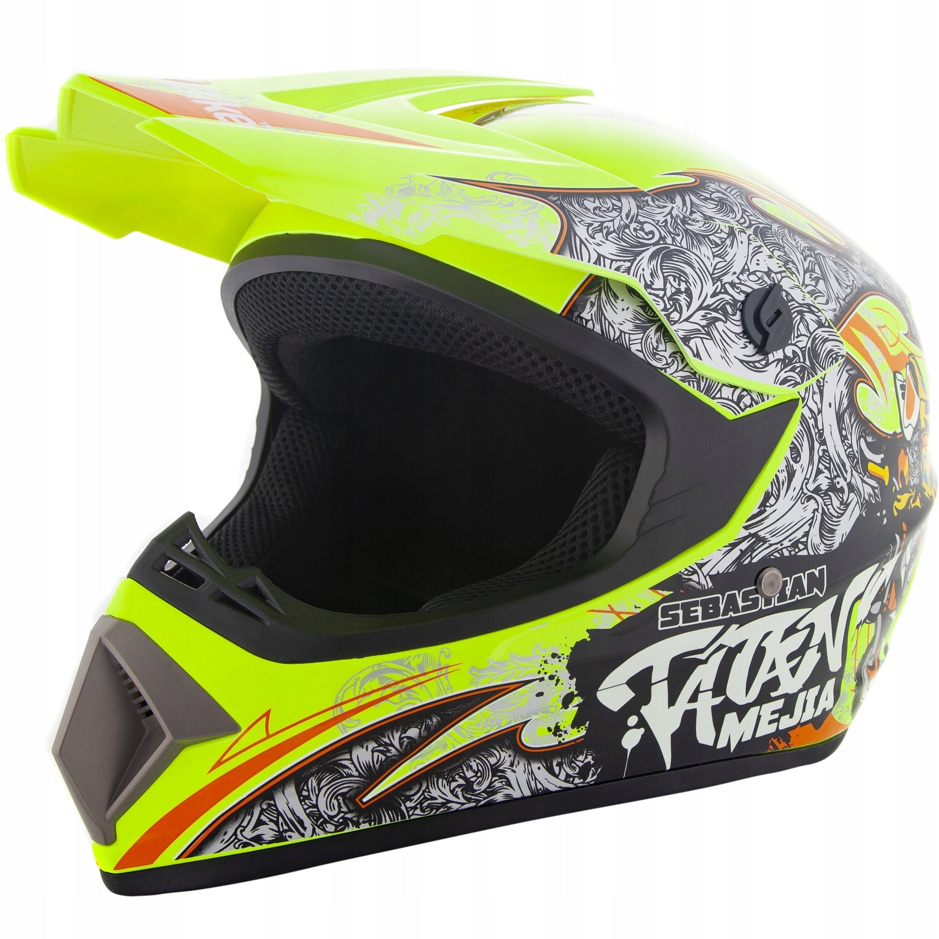 HELMET CROSS QUAD BIKE BMX LIGHT ON ENDURO ATV ELECTRIC SCOOTER XS Manufacturer's catalog number MCGKA90526